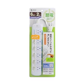 Amazon.co.jp: サンワサプライ(Sanwa Supply) 省エネタップ(3P